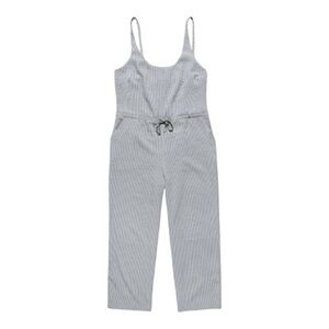 Bridge & Burn Otto Seersucker Blue Jumpsuit Size Small